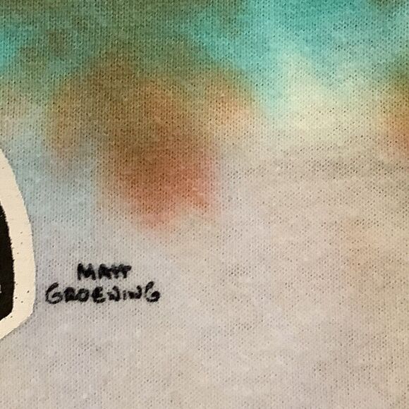 The Simpsons Tie Dye T Shirt Bart Simpson Squishes Sugar Rush Mens Size Medium - Picture 7 of 9